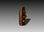 Brown DVD modelo 3d altavoz