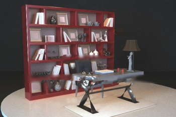 Chino Modelo 3D estantera