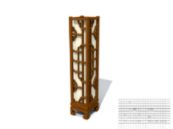 Lmpara clsica mesa de madera