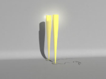 A las luces de bamb escritorio