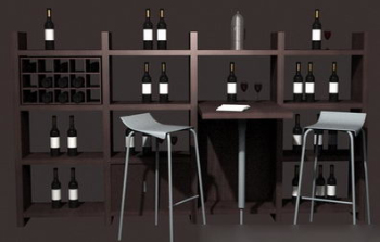 Bar cartera taburete