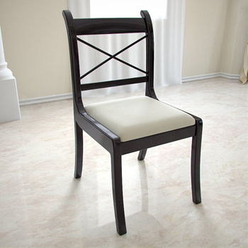 Negro europeo comedor de madera maciza