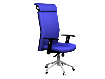 Cmoda espalda larga silla giratoria