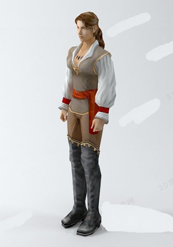 Western mujeres guardabosques modelo