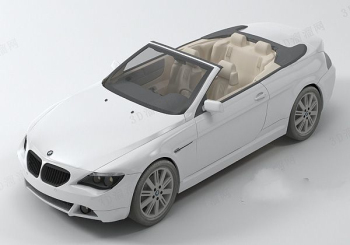 Blanco modelo de coche deportivo