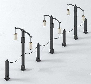El modelo de la luz de calle de la manera