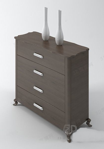 Modelo de Gabinete con tres cajones