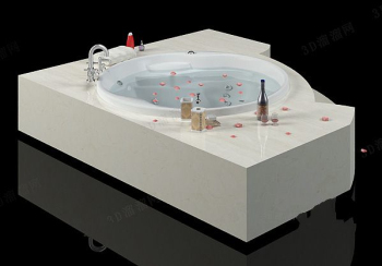 Modelo de baño de lujo