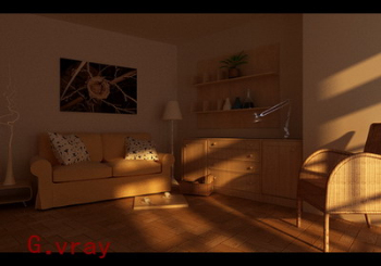 Sunset living modelo 3D