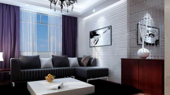 Moderna sala de estar minimalista
