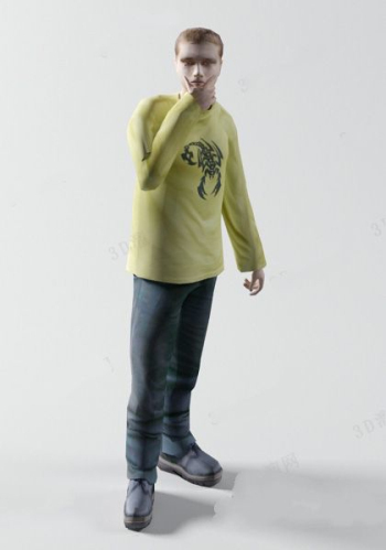 jugar modelo de hombre fresco