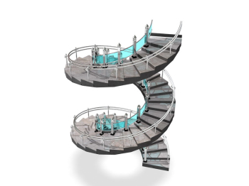 Escalera de caracol moderno