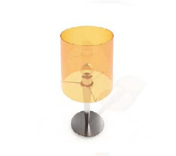 Lmpara naranja pequeña mesa