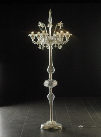 Modelos 3D lmpara de pie de cristal
