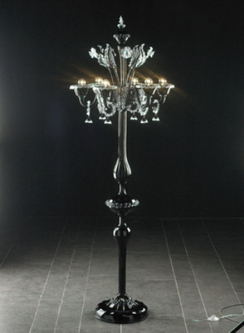 Modelos 3D lmpara de pie de cristal