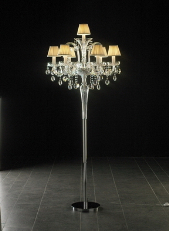 Modelos 3D lmpara de pie de cristal