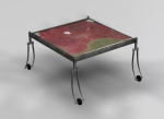 Alternativa personalidad forjado Mesa modelo 3D hierro
