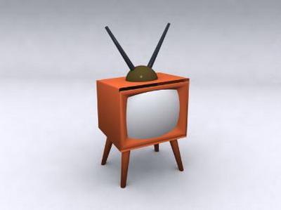 Modelos 3D TV Vintage