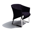 Elegante asiento Personal negro