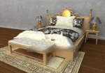 Modelo de cama de estilo europeo