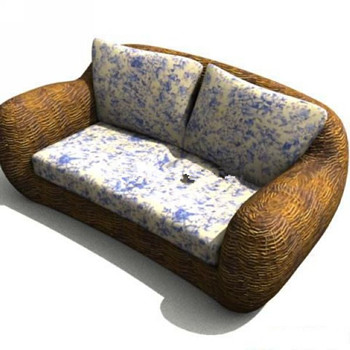 Moderno sof de cuero estilo