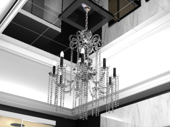 Lmparas de cristal de cortina de cristal con estilo