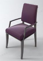 Modelo de silla sof prpura Comn