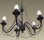 Elegante alta lmpara metal precioso Europea