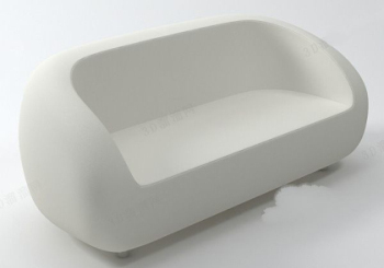 Modelo de manera que todo el sof blanco