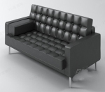 Modelo de manera sof negro