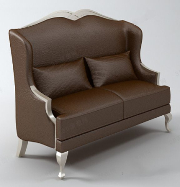 Modelo de silla sof marrn moderno