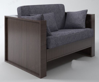 Modelo de silla sof gris moderno