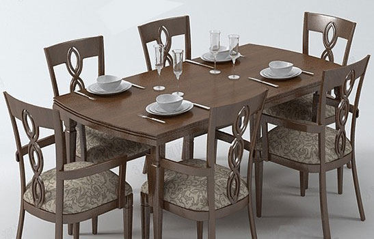 3d comedor modelo combinado