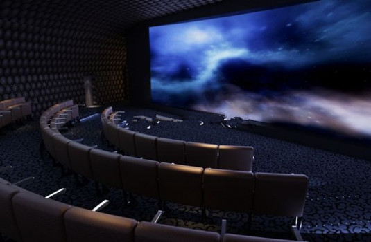 Cine 3D modelo de teatro
