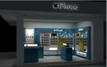 Modelo de diseño de Apple 4S tienda