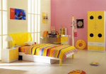 Modelo de cama de los niños lindos