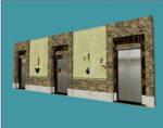 3d modelo de elevador residencial