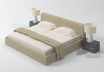 Modelo 3d cama simple
