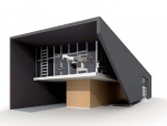 Pequeño modelo de casa moderna
