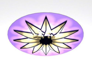 Modelo 3d araña prpura