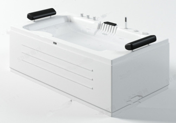 Modelo de la bañera fresca, limpia