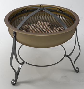Grill bastidor modelo 3d