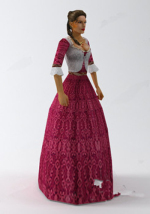 Modelos de los personajes al estilo de la princesa