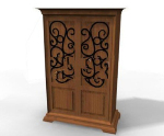 Modelo 3d armario antiguo