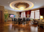 El restaurante del hotel de modelos 3D