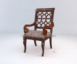 Retro-estilo modelo de silla 3d