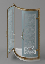Shower door modelo 3d