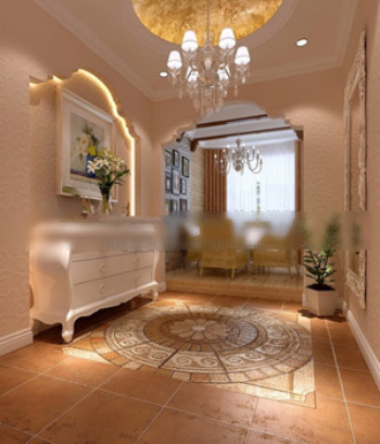 Modelo 3d de entrada riqueza familiar