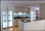 Estilo elegante modelo de cocina 3d