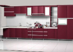 Pure gabinetes rojos modelo 3d